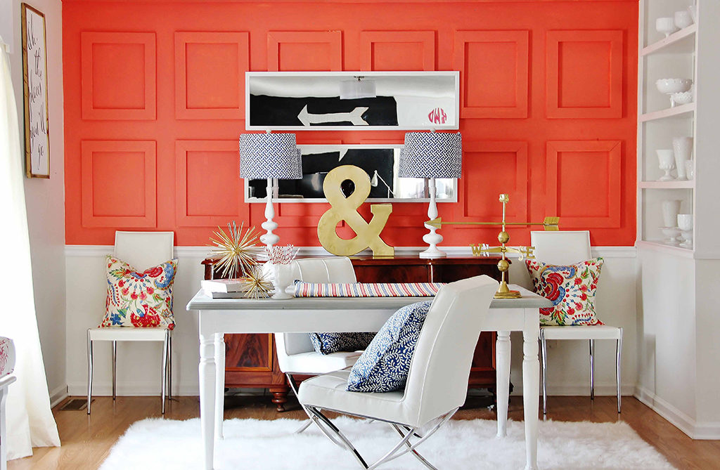 Bold accent walls