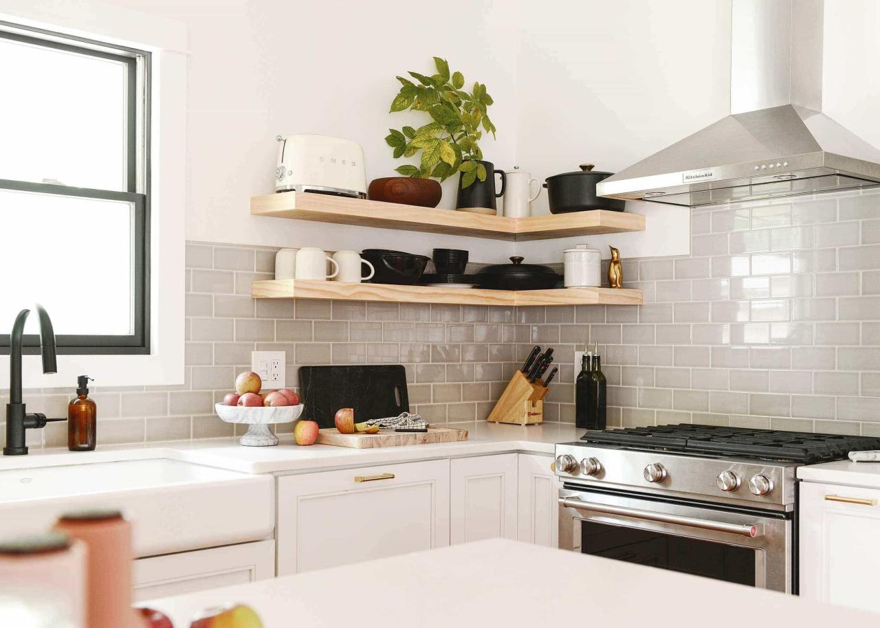 Open shelving ideas